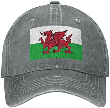 Bandeira do dragão galês Adultos Baseball Cap Woman Casquette Casquettable Men's Cowboy Chapéu