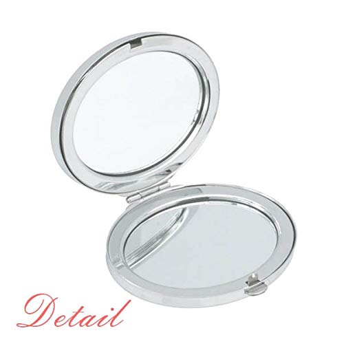 Mantenha a cotação infantil cigana espelho portátil dobra maquiagem de mão dupla lateral óculos