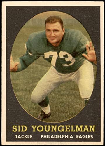 1958 Topps 24 Sid Youngelman Philadelphia Eagles VG/EX Eagles Alabama