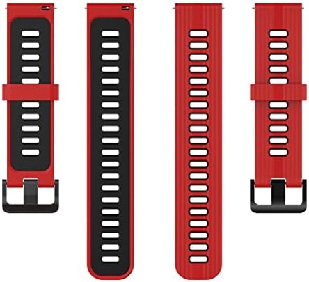 Tiras de substituição de silicone zhoujie faixas de pulseira de 22 mm 22mm de pulseira compatível