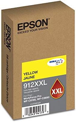 Epson durabrite pro t912xxl420 -ink -cartridge -amarelo extra de alta capacidade