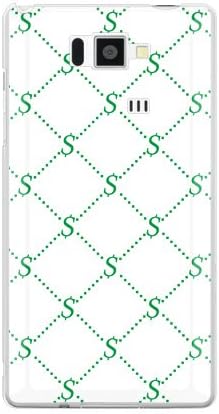 Second Skin S Monogram White X Green Design por ROTM/para Aquos Phone Serie ISW16SH/AU ASHA16-PCCL-202-Y352