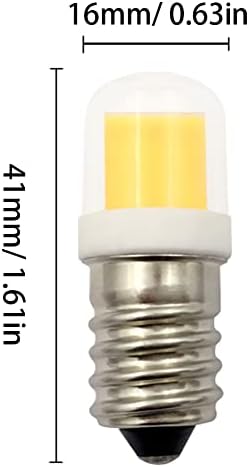 E14 2W Lâmpada LED 2W CoB Mini Luzes de vidro Bulbcob Filamento LED Bulbo para luz lustre, luz de disco