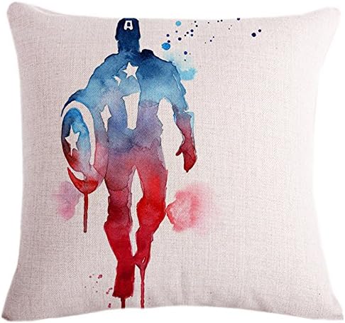 Fyon Superhero 4 -Pack Cushion Capas de arremesso decorativo para sofá, casa, carro 18x18inch -d
