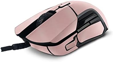 MightySkins Glitter Glitter Compatível com SteelSeries Rival 5 Mouse de jogos - Solid Blush | Acabamento de