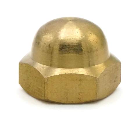 Cap Nuts Brass-7/16 -14 Qty-1.000