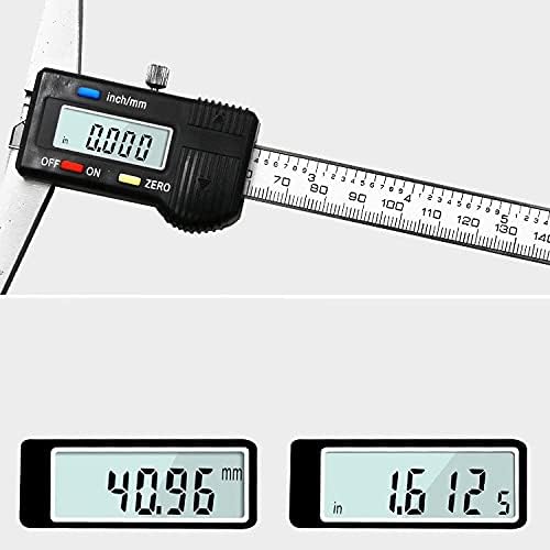 GFDFD 0-150MMM Aço inoxidável/Plástico Pinça Digital LCD Ferramentas de medição de profundidade de instrumento