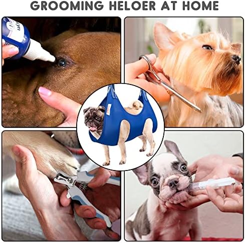 Pata Ilhot Supplies - Hammock de cachorro com aparadores de unhas de cachorro, arquivo de unhas, pente, limpador