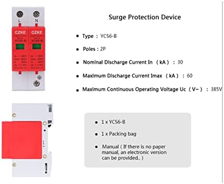 MAMZ YCS6 Série AC SPD 2P 385V Protetor Protetor Proteção Proteção Proteção de baixa tensão Dispositivo