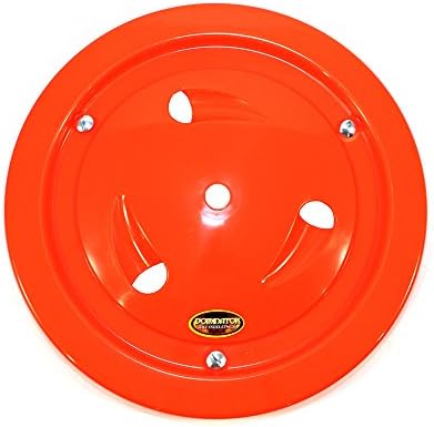 Dominator Race Products 1013-Flo-Or Ultimate 15 Tampa de roda com ventilação laranja fluorescente