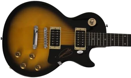 Joe Bonamassa assinou autógrafos em tamanho grande Sunburst Gibson epiphone les paul guitarra elétrica h muito raro