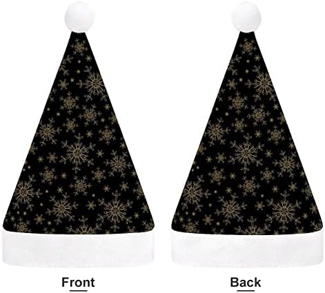 Chapéu de natal chapéu de natal de flocos de neve de natal para férias de férias de festas de natal de suprimentos