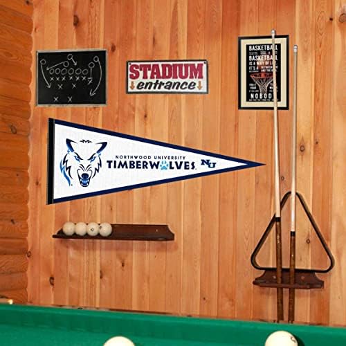 Flags e Banners College Co. Northwood Timberwolves Pennant