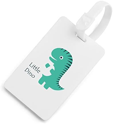 Little Little Dino Bagage Tag para mala de mala com rótulos de endereço de nome de privacidade