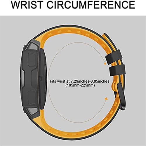 GQMYOK Silicone Watch Bands Strapas para Garmin Instinct Smart Watch Relógio 22mm Banda de pulseira de