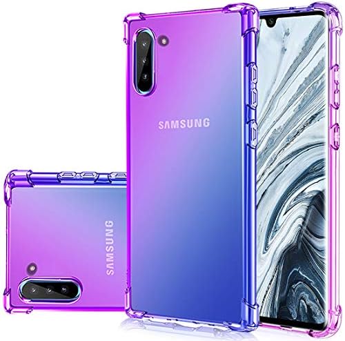 Caso Gufuwo para Samsung Note 10, Galaxy Note 10 5g Caso fofo, gradiente Slim Anti Scratch Soft