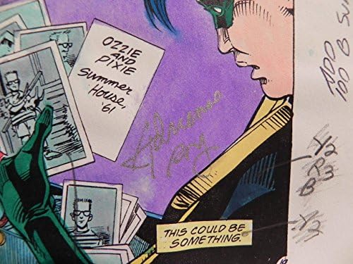 Batman/Robin II: Arte da produção selvagem do Joker assinada A. Roy com Coa Pg.19