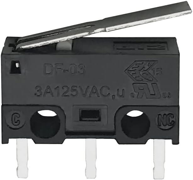 1pcs mouse micro switch d2fc d2fs df 3pins small mouse botão interruptor zippy 3a 125V CA Longa alavanca