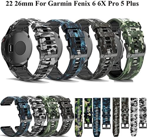 Sutk The New 26 22 22mm Watch Band Strap para Garmin Fenix ​​6x 6 6s Pro 5s mais 935 3 hr relógio rápido liberação