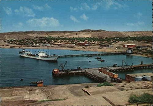 Vista do port Talara, Peru Original Vintage Post -Card