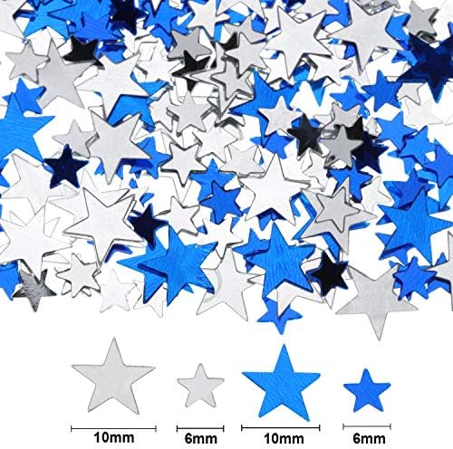 Hestya 60 g Confetti Glitter Star Table Confetti Metallic Foil Stars for Party Wedding Festival