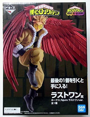 ③ My Hero Academia 6set Last Hawk Figura Figura Pasta de Towel Ichiban Kuji Japão