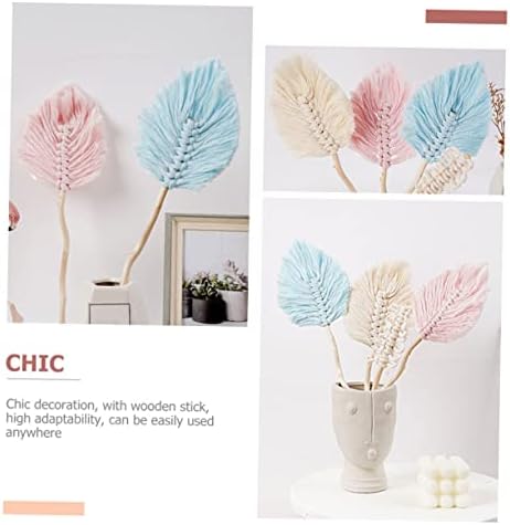 Holibanna colorida corda de algodão folhas de macrame decoração foto decoração de mão DIY Arranjos de