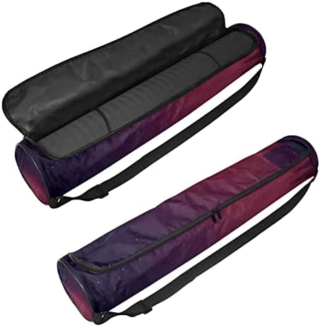 Yoga Mat Carry Bag Gym Beach Pilates Carrier Bags Night Pattern, 6,7x33.9in/17x86 cm