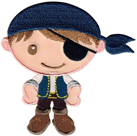 Patchmommy Pirate Patch, Ferro On/Sew On - Apliques for Kids Kids