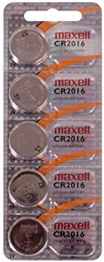 Maxell Micro Lithium Cell Battery Cr para relógios e eletrônicos 5 pacote