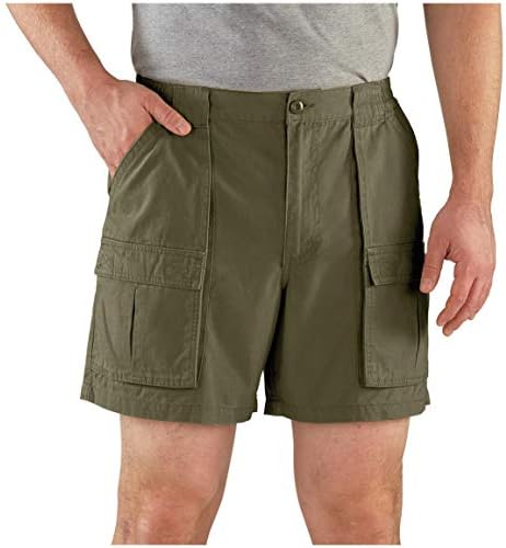 Guia de engrenagem de engrenagem shorts para homens wakota - shorts casuais e de algodão de 6 polegadas