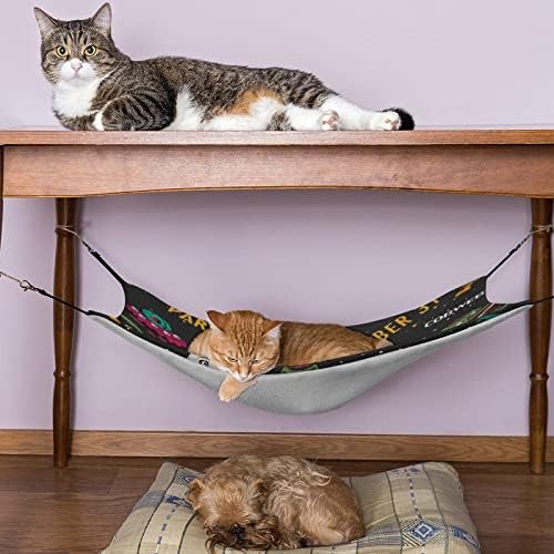 Cama de gato halloween gaiola de pet hammock leito de suspensão respirável para gatinho filho