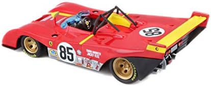 Bburago B18-36302 312p 1:43 Ferrari Racing 312 p 1972, vermelho 85