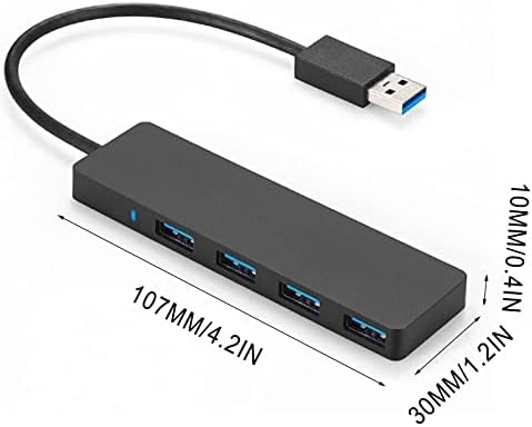 4 porta USB 3.0 Ultra Slim Data Hub, para Surface Pro, para XPS, para notebook PC, para unidades flash