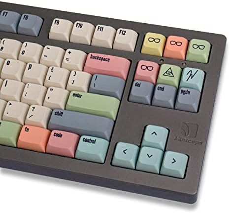 135 keys canvas keycaps pbt corante sublimação xda perfil keycap ajuste para 60% 65% 95% Cherry mx teclado