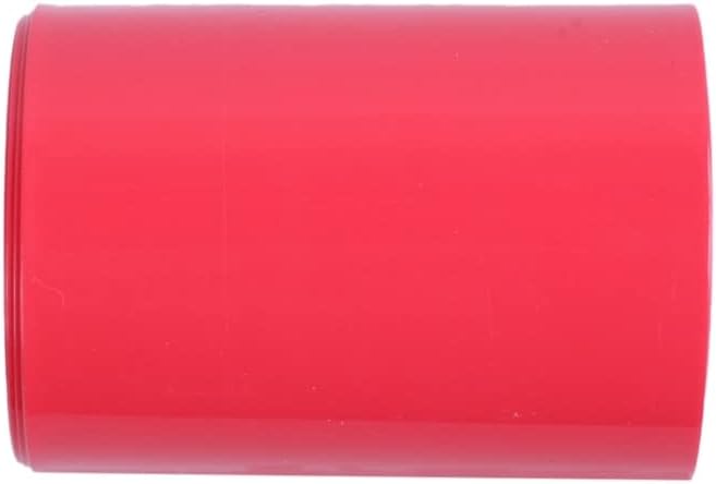 2x 2m de 50 mm de largura PVC Tubo de embrulho de encolhimento de calor vermelho para 2 x 18650 Bateria -