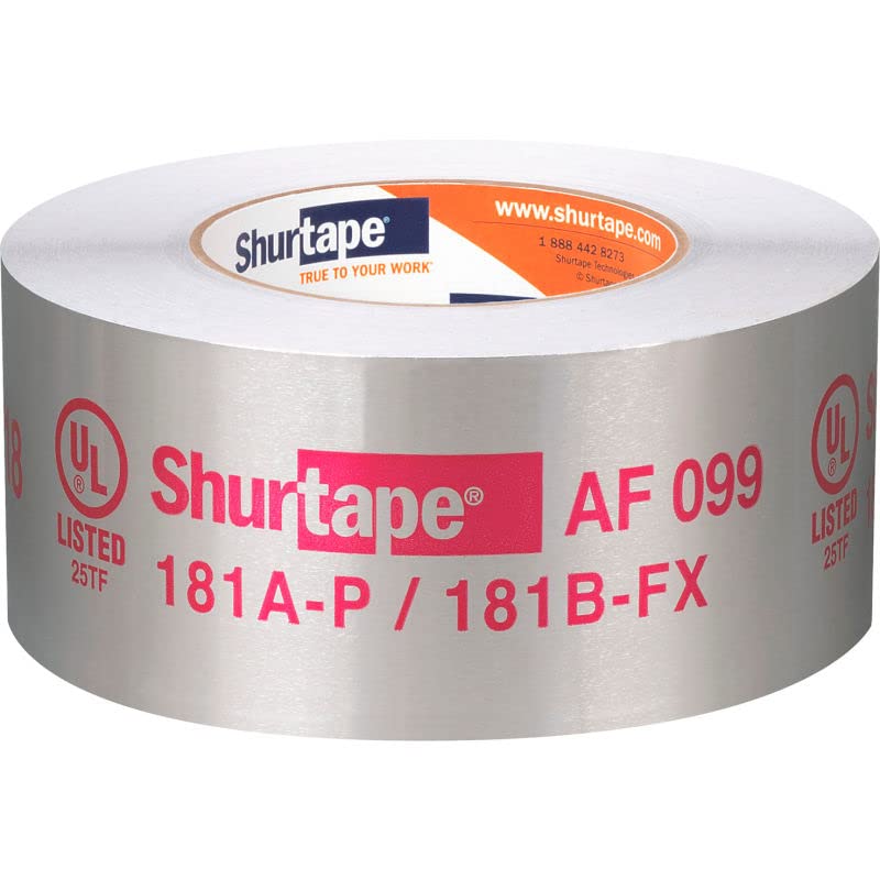 Shurtape AF 099 UL 181A-P/B-FX Listado/Impresso Fita de Folha de Alumínio