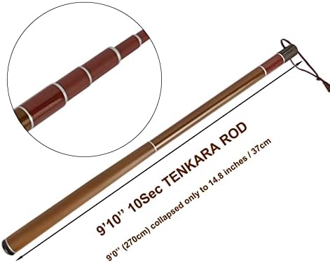 Aventik Tenkara Rod Pro Im12 Nano 6: 4 Ação 5 Tamanhos mais usados ​​Todas