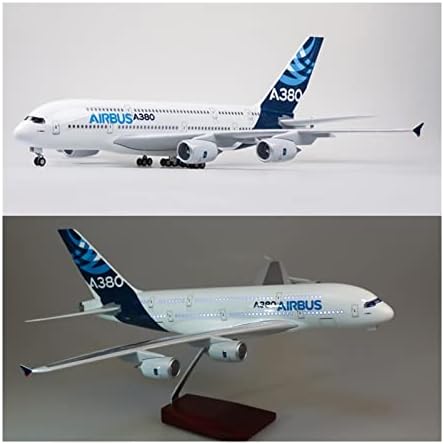 Modelos de aeronaves 1: 160 Modelo Airbus Airbus Fit for A380 Aviation com luzes e rodas Castren