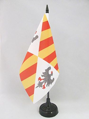 Az Flag Norman Kingdom da Sicília 1130-1815 Bandeira da mesa 5 '' x 8 '' - Regno di sicilia bandeira de mesa