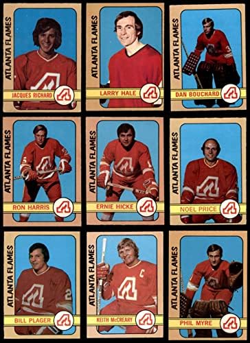 1972-73 O-PEE-Chee Calgary Flames perto da equipe Conjunto Calgary Flames Ex+ Flames