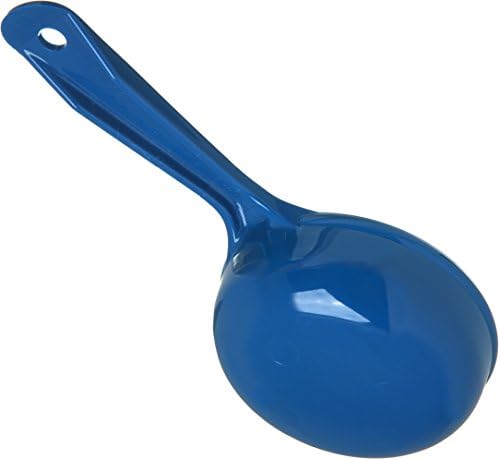 CFS 493114 Solid Solid Short Porção Control Spoon, 8 oz, azul