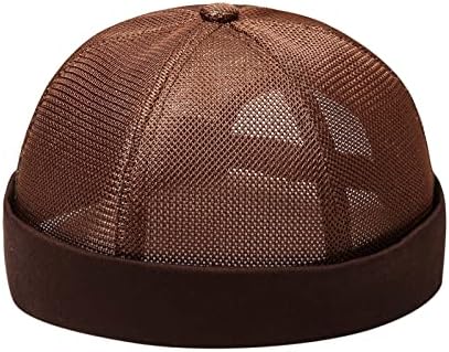 UNISSEX Solid Mesh Melless Melon Cap de secagem rápida Ajustável Visoras ao ar livre de respirar chapéus Hip