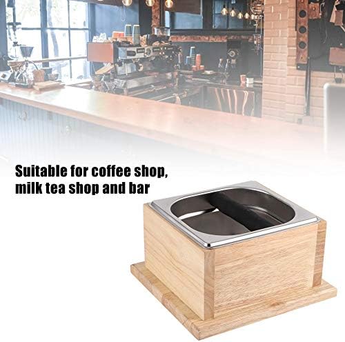 Caixa de café de café de aço inoxidável Batida de cafeteria de cafeteira de cafeteira de bucket com