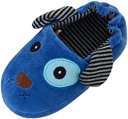 Beeliss Toddler Boys Flippers Cartoon Sapatos de Crochet de Cartoon