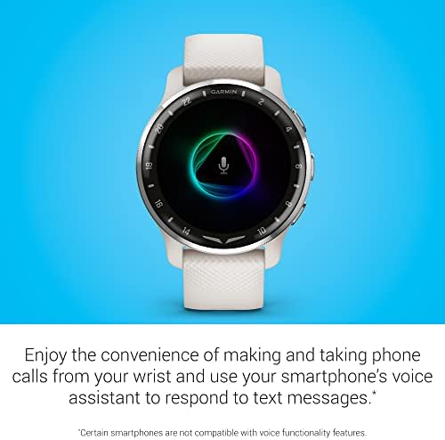 Garmin D2 ™ AIR X10, Smartwatch Smartor de tela sensível ao toque com GPS, clima de aviação, chamadas e texto,