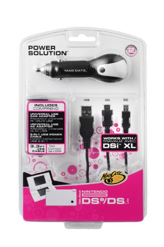 Nintendo 3DS, DSL, DSI e DSI XL Power Solution - Black