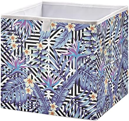 Emelivor Summer Folhas de cubos Cubos de armazenamento cubos de armazenamento dobrável cesta
