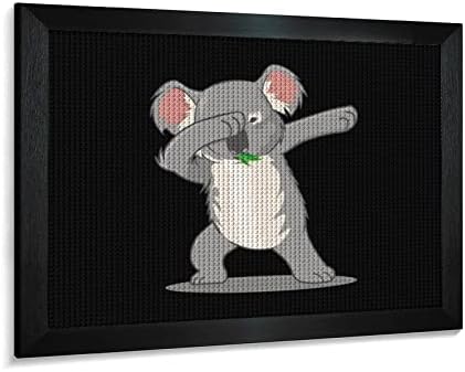 Engraçado Koala Dance Kits Diamond Kits Ficture Frame 5D DIY Drill Full Drill Rhinestone Arts Decoração de