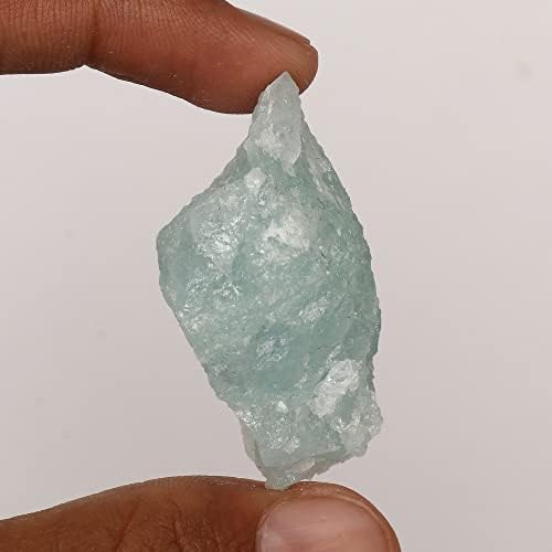 GemHub 120.4 CT Aquamarina GEM certificado Rough Rough Cryaling Crystal Gemstone Aqua Aqua Sky Color Aquamarine Crystal Wicca e Reiki Cristal Healing…